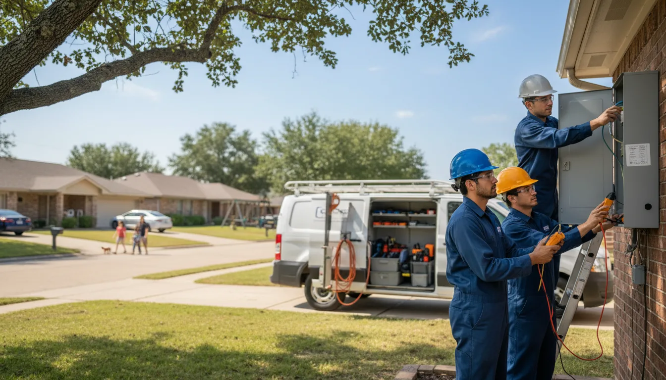 Certified electrician providing emergency electrical services in Albion, IN